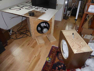 New Folded Corner Bass Horn - KLH CL-3A Woofer & Technics Back Chamber New Folded Corner Bass Horn - KLH CL-3A Woofer & Technics Back Chamber