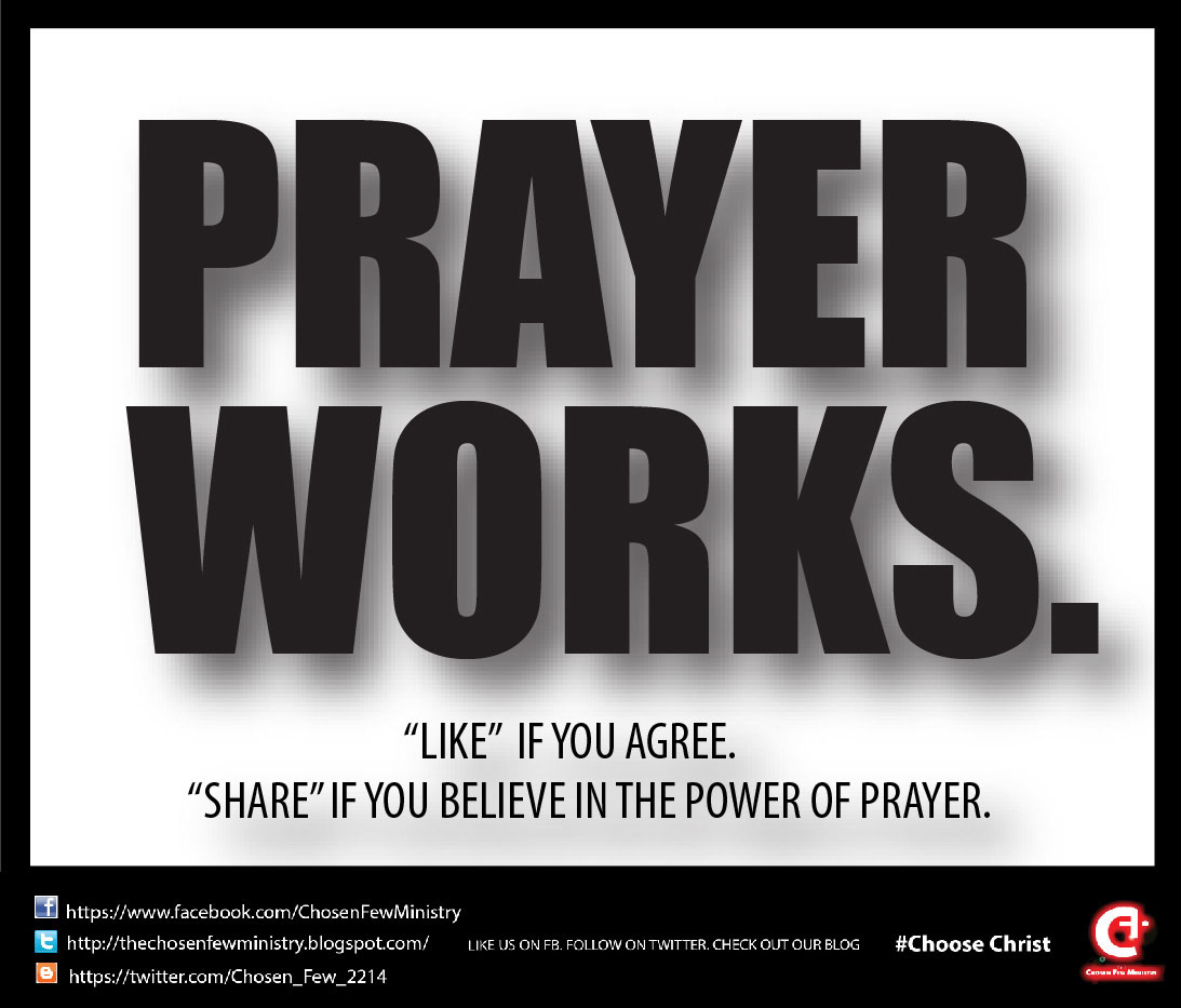 WE CHOOSE CHRIST PRAYER WORKS. (Fri. Prayer)