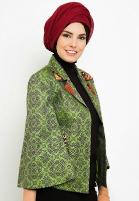Contoh baju batik modern untuk kerja Contoh baju batik modern untuk kerja