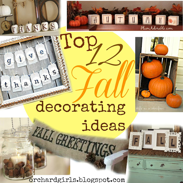 Top 12 Fall Decorating Ideas! - #fall #decorate #autumn