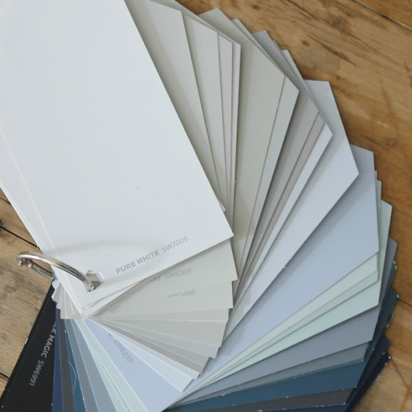 Make your own Sherwin Williams color swatch fan deck