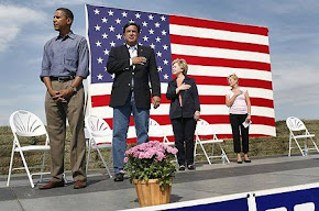 National Anthem is playing. The REAL Obama on display.