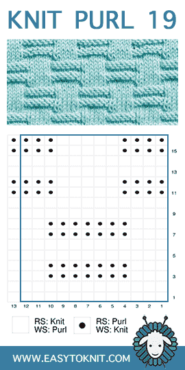 Easy To Knit: knit-purl
