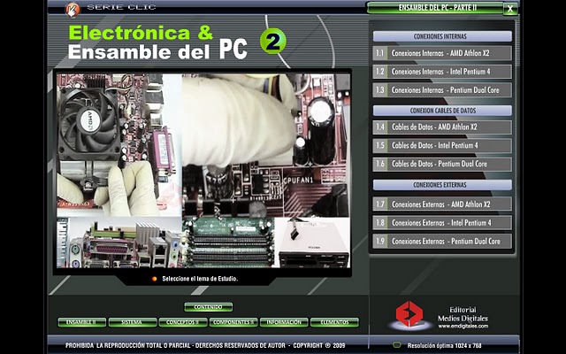 EDRpaul: Curso Multimedia de Electronica y Ensamble del PC 2009