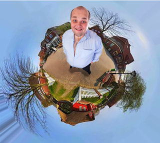 كيفية عمل تاثير الكوكب الصغير بالفوتوشوب tiny planet photo effect