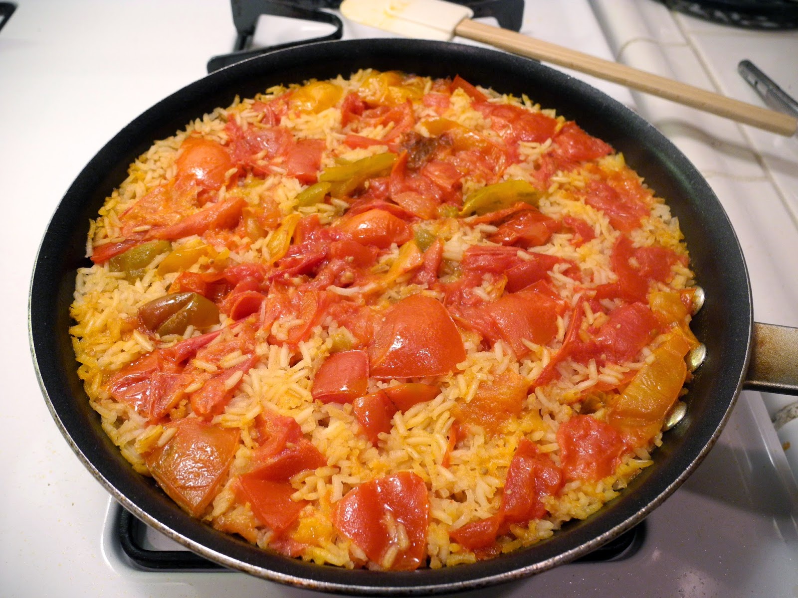 Ann's Green Garden Mexican Rice with Heirloom Tomatoes