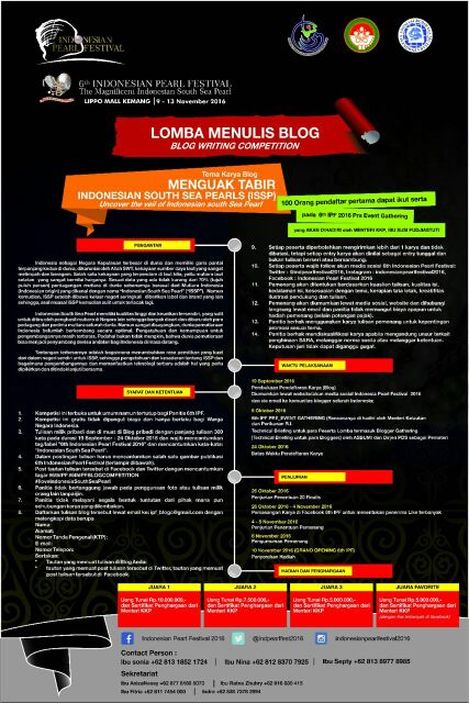 Lomba Menulis Blog 6th IPF Lomba Menulis Blog 6th IPF