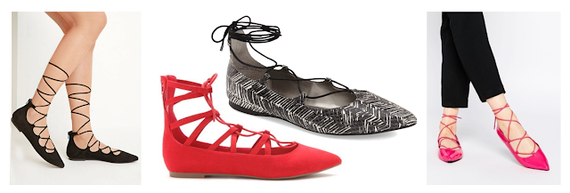 Affordable Lace up flats spring shopping