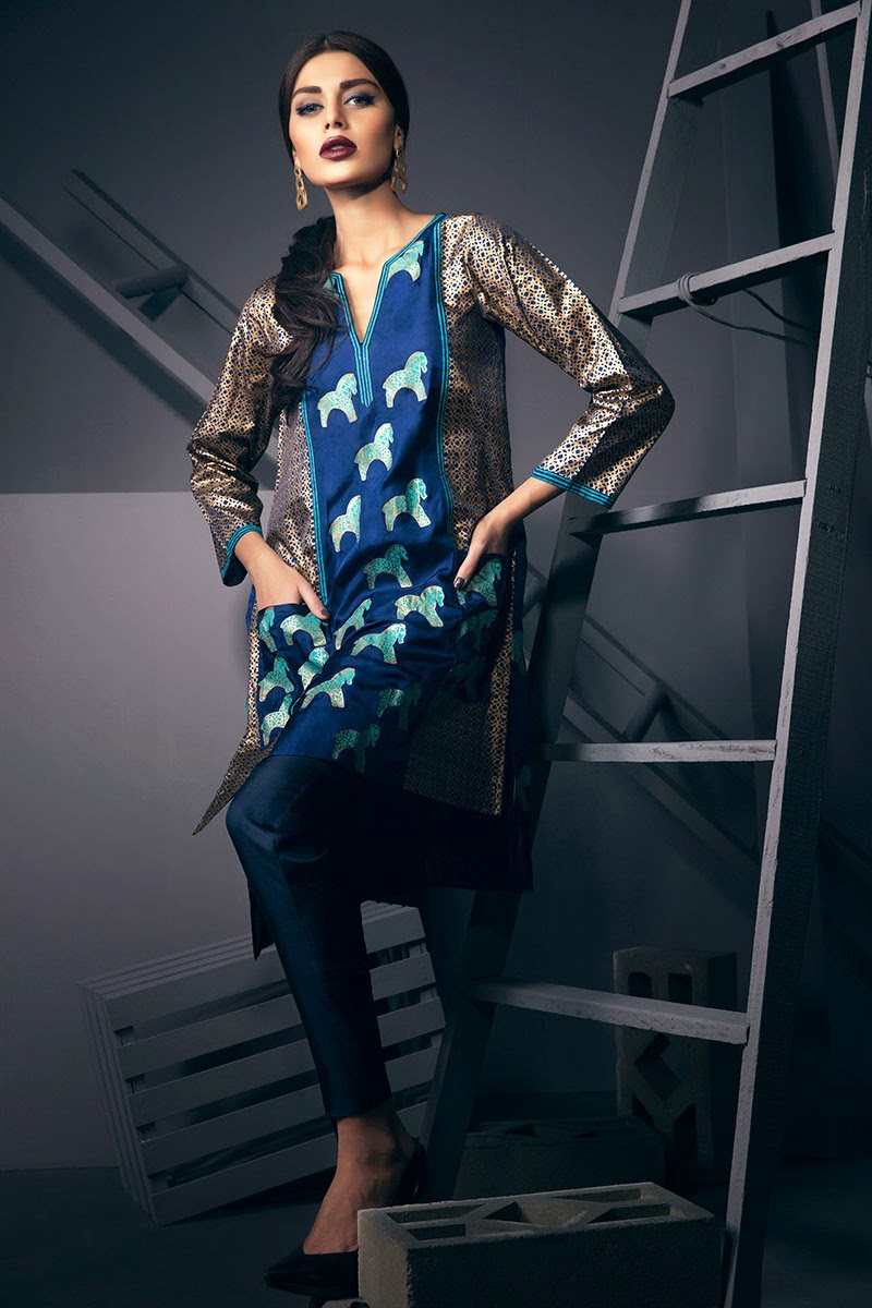 Pakistani Designer Blockprint dresses - Blocked Textiles by Afsheen Junejo
