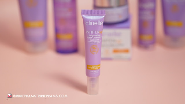 review skincare mencerahkan kulit Clinelle Whiten Up Brightening Series