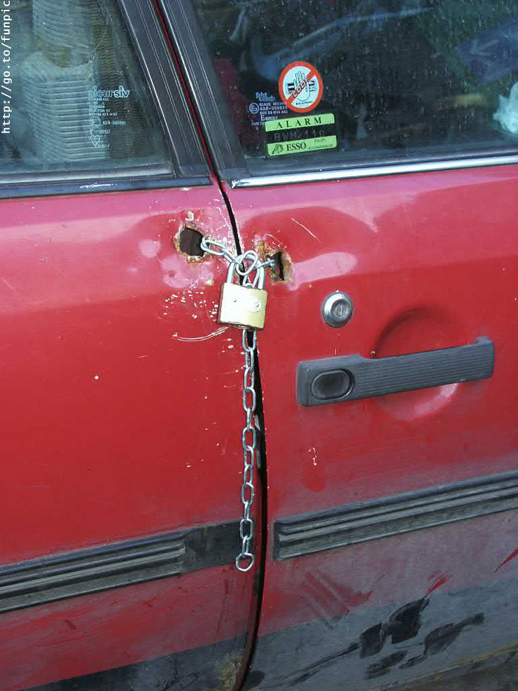 Candados con alarma para puertas