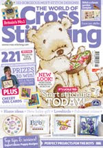 FIND BLUE RIBBON DESIGNS IN ISSUE 199 (JANUARY 2013) OF THE WORLD OF CROSS STITCHING MAGAZINE