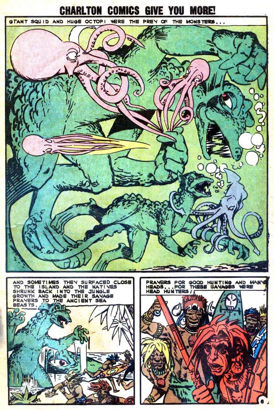 Gorgo v1 #11 charlton monster comic book page art by Steve Ditko