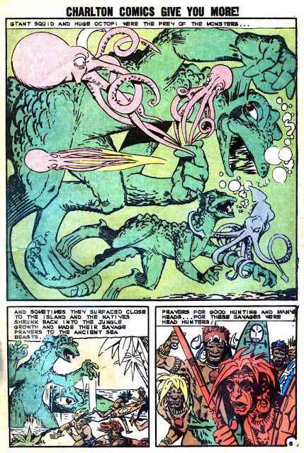 Gorgo v1 #11 charlton monster comic book page art by Steve Ditko Gorgo v1 #11 charlton monster comic book page art by Steve Ditko