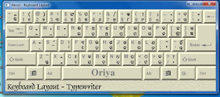 Akruti Odia Oriya 7.0  typewriter ( aa matra )