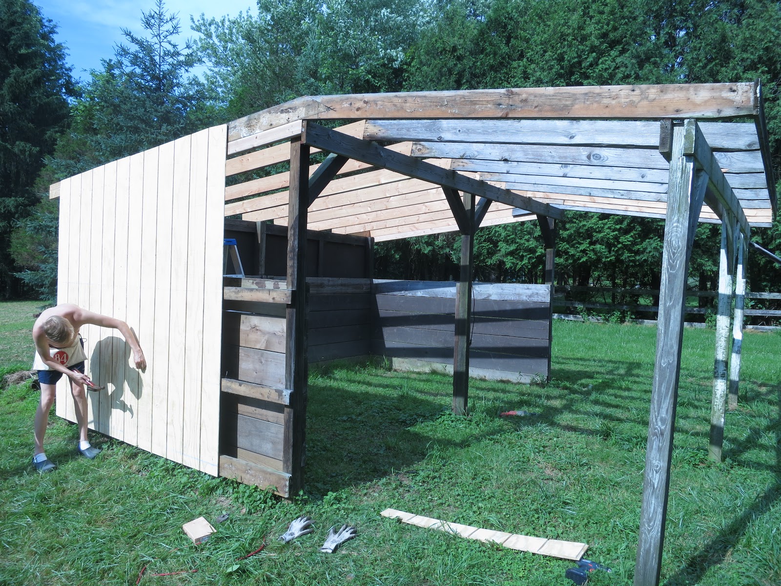 An Old Farm Shed Siding