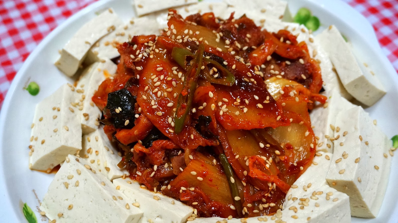 Recipe Tofu Kimchi (Dubu Kimchi 두부 김치)