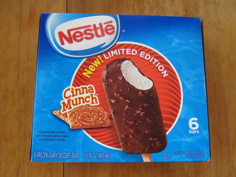 Frozen Friday Nestle Limited Edition CinnaMunch Ice Cream Bars