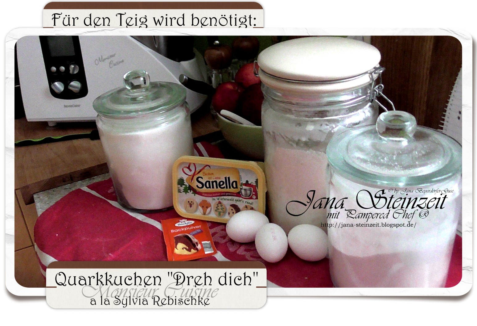 Janas Steinzeit: (Video) Dreh-dich-Quarkkuchen a la Sylvia Rebischke