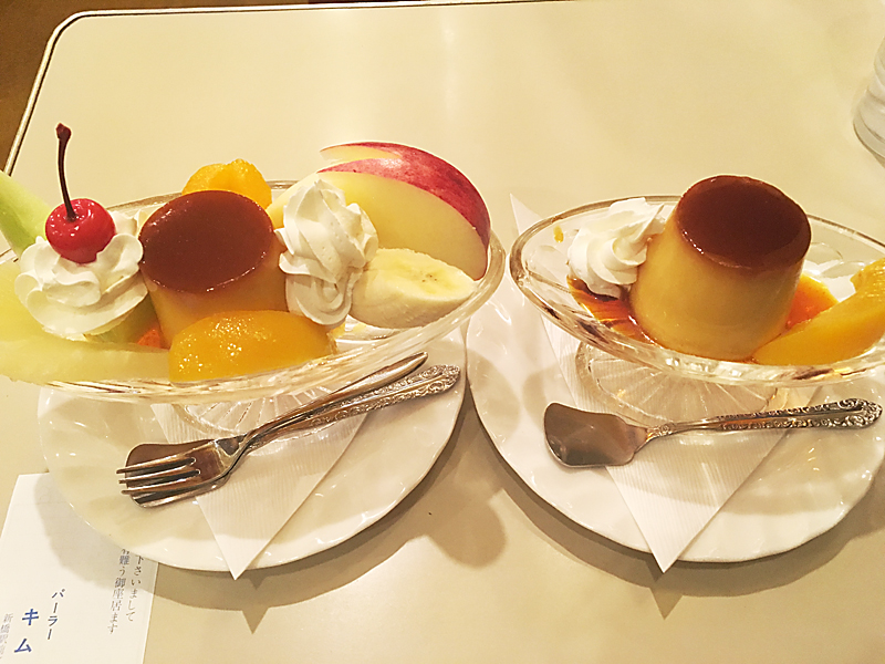 パーラーキムラヤのプリンとプリンローヤル