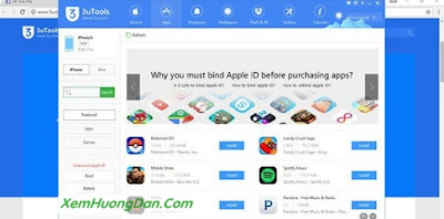 Cách sử dụng phần mềm 3utools Cach su dung phan mem 3utools