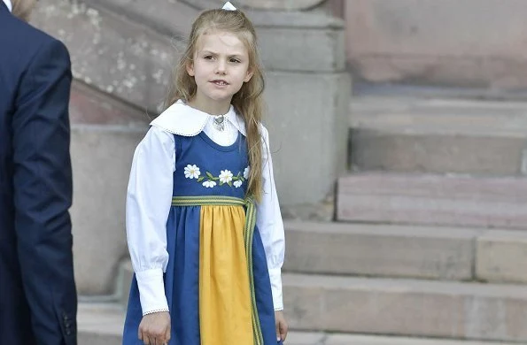 Crown Princess Victoria wore Rodebjer irmaline top and skirt. Prince Carl Phillip and Princess Sofia. Princess Madeleine