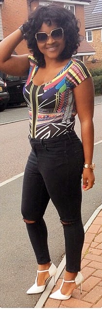 mercy aigbe kids vacation london