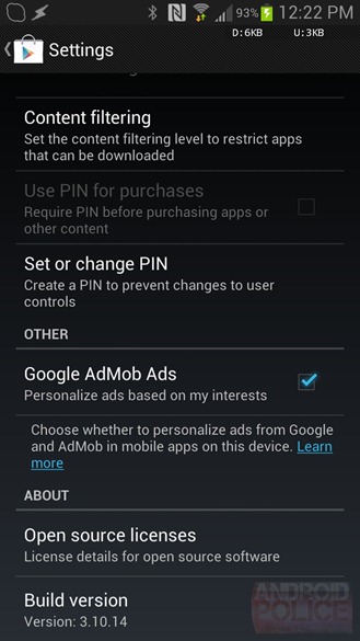 Download Google Play Store 3.10.14 Versi Lama