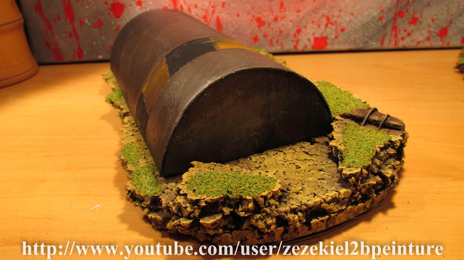 Zezekiel2b peinture BLOG: TUTO - Fabriquer un décor - Bunker pour