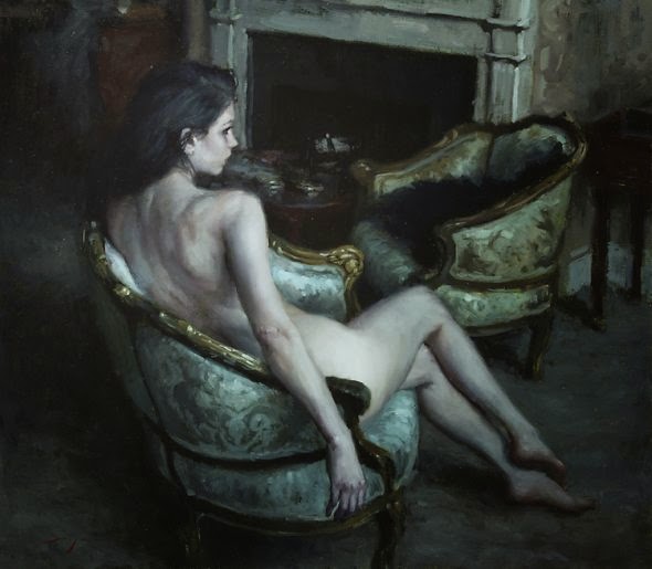 Jeremy Mann pinturas a óleo mulheres sensuais seminuas peitos