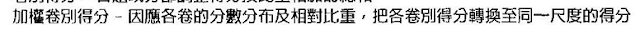 評卷記錄下方(中) 評卷記錄下方(中)