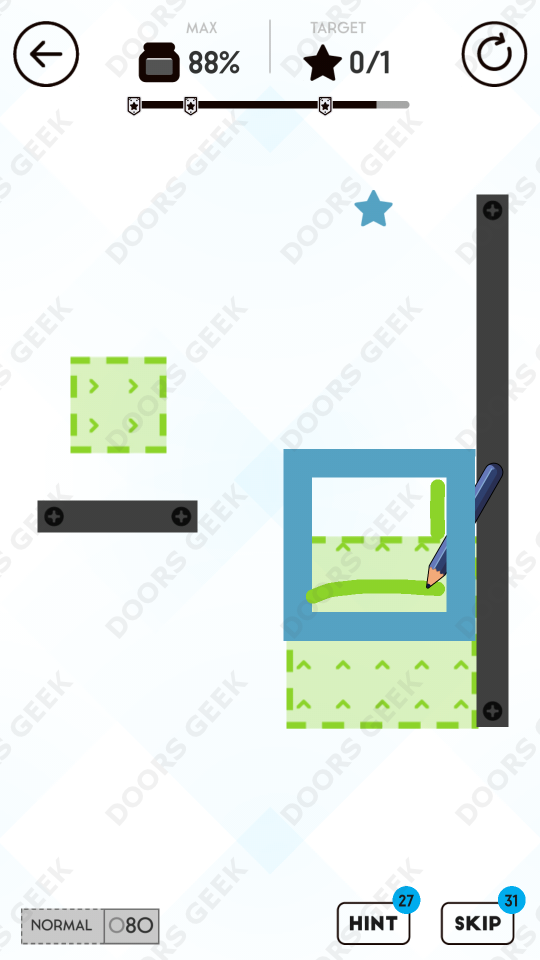 Draw Here Level 80 Doors Geek