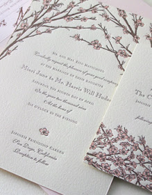Wedding Stuff Ideas: Cherry Blossom Wedding Invitations