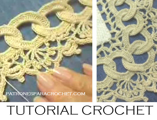 Aprende crochet Tutorial puntilla crochet
