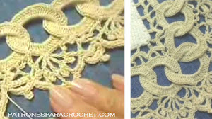 Aprende a tejer una orilla para mantel al crochet / Tutorial