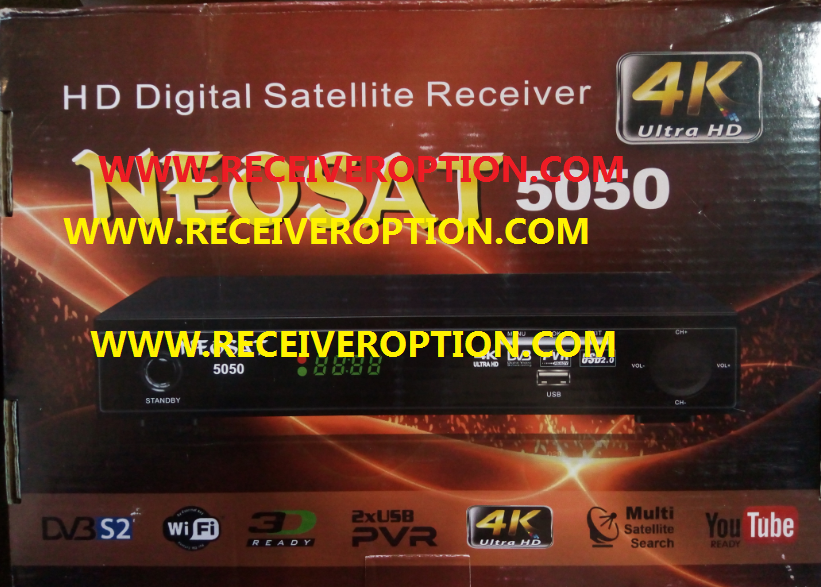 NEOSAT 5050 HD RECEIVER AUTO ROLL NEW SOFTWARE BY USB
