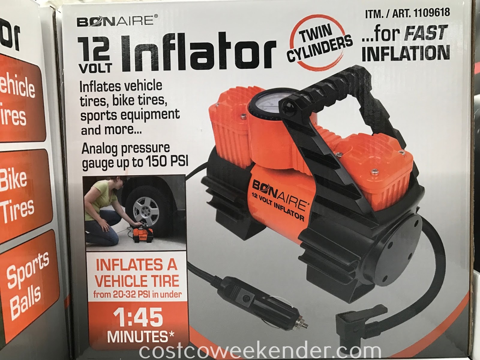 BonAire 12 Volt Inflator TC12C Costco Weekender