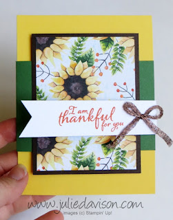 Stampin' Up! Painted Autumn Double Flap Card ~ 2017 Holiday Catalog ~ www.juliedavison.com