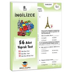 Zeka Küpü 8.Sınıf İngilizce Yaprak Test Zeka Küpü 8.Sınıf İngilizce Yaprak Test