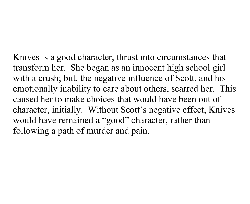 Point, proof analysis example picture