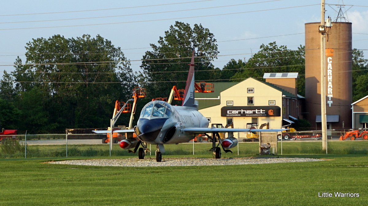 Little Warriors Grissom AFB gate guards