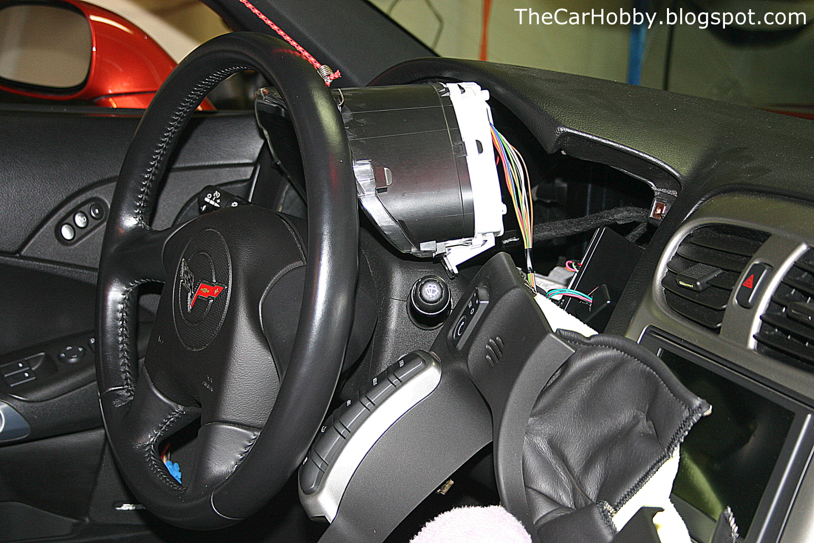 The Car Hobby Corvette C6 Column Lock Eliminator