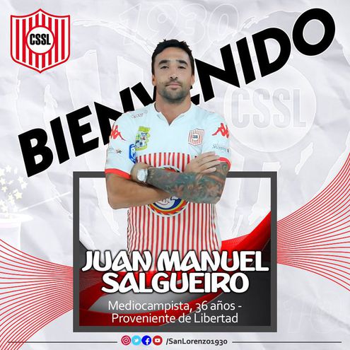 Oficial: Sportinvo San Lorenzo, llegan Jorge Salinas y Salgueiro