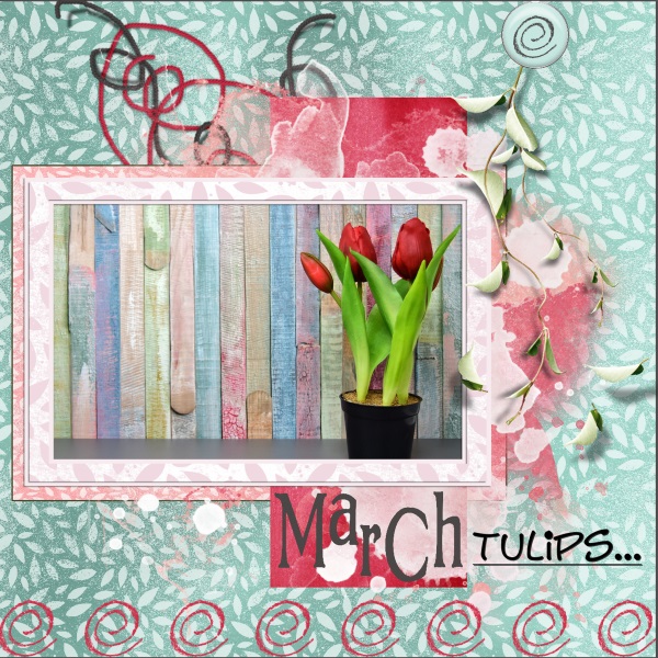 March 2018 - March-Tulips....