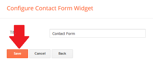 blog me contact from gadget add kaise karte hai