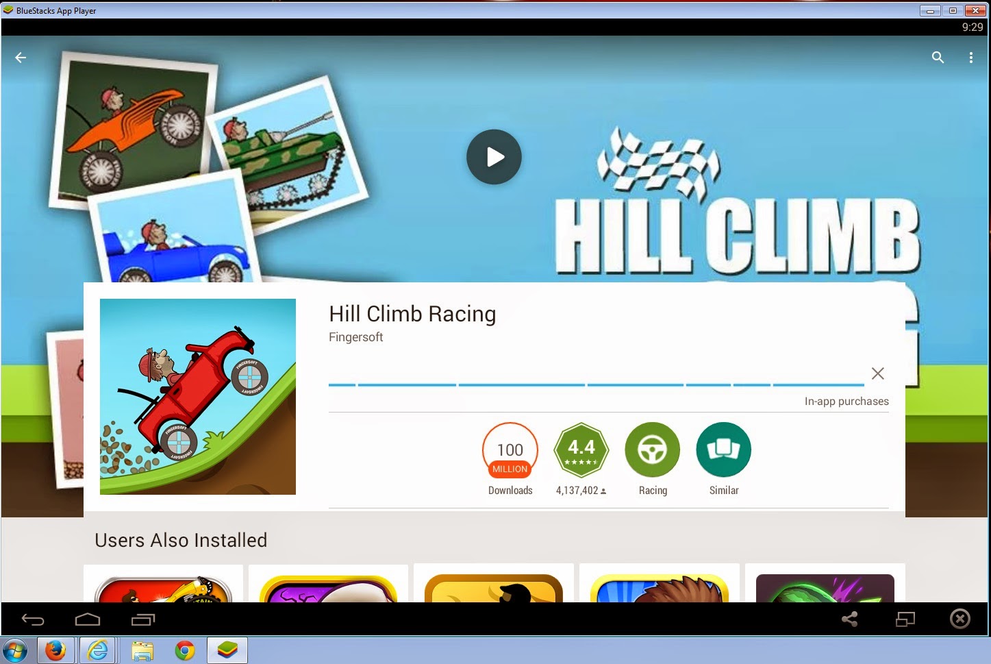 Hill Climb Racing for PC Windows 7/8/8.1/10 or Download and Play Hill Climb Racing Game on PC