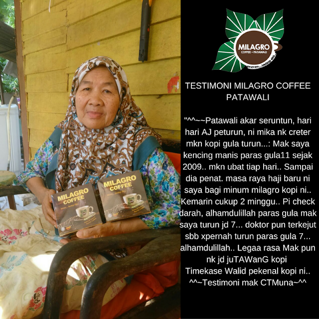 TESTIMONI PENAWAR KENCING MANIS DENGAN MILAGRO COFFEE TESTIMONI PENAWAR KENCING MANIS DENGAN MILAGRO COFFEE