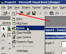 Penggunaan Module (Modul) dan Function di Visual Basic 6.0 Penggunaan Module (Modul) dan Function di Visual Basic 6.0