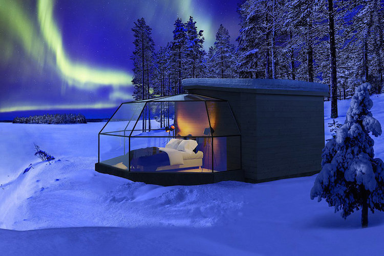Tourists Can See The Northern Lights While Spending The Night In Luxury Glass Igloos Tourists Can See The Northern Lights While Spending The Night In Luxury Glass Igloos