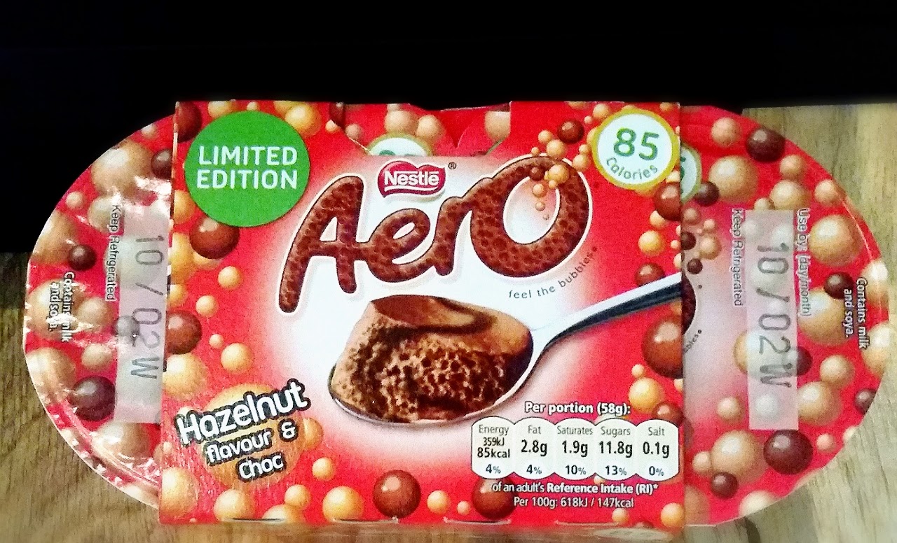 One Treat At A Time: Aero limited edition Hazelnut flavour & Choc